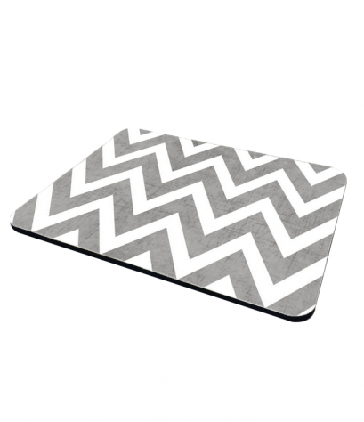 แผ่นรองเมาส์ พิมพ์โลโก้  Zigzag Mouse Pad